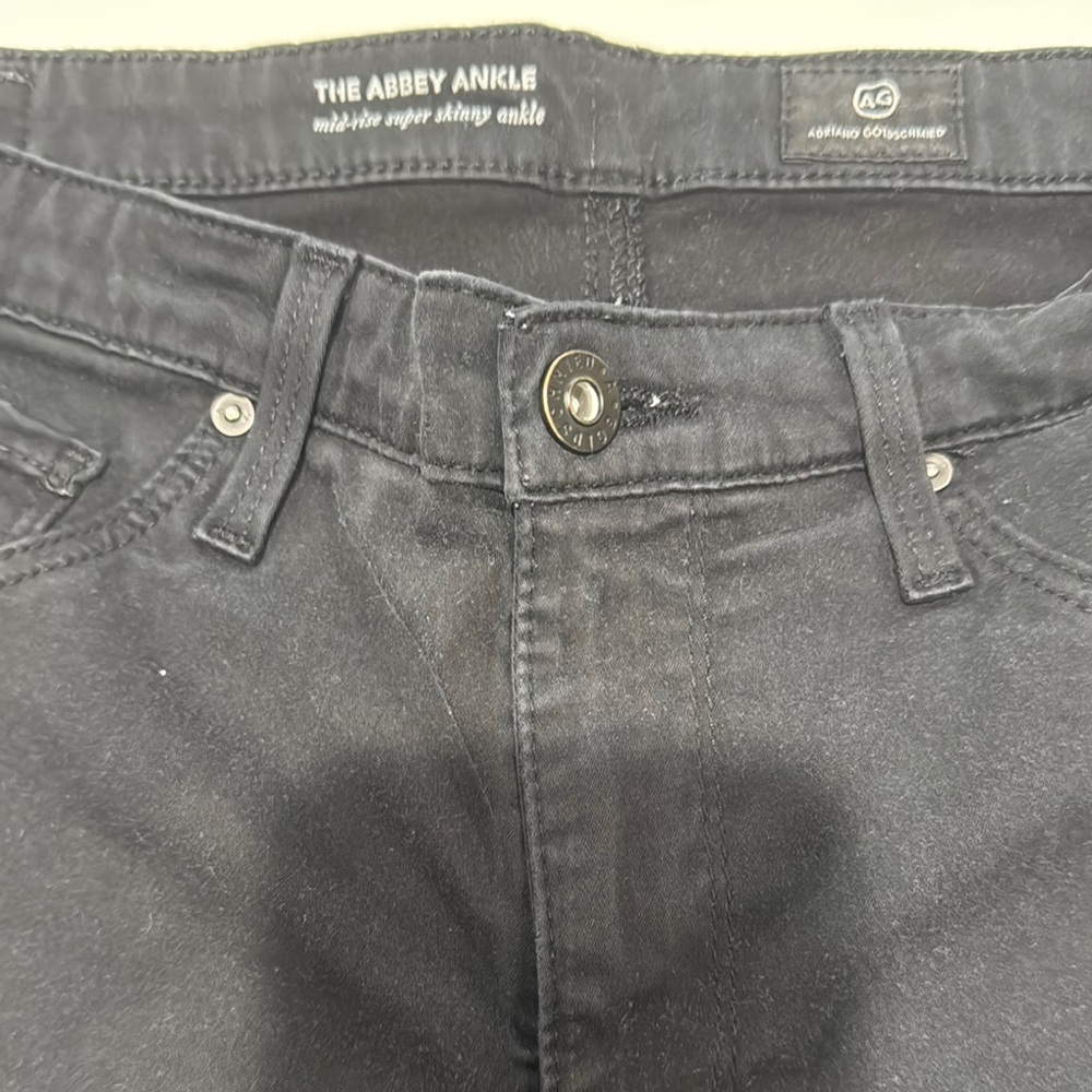 Ag Adriano Goldschmied Black Skinny Jeans Sleek Fit
